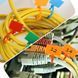Кабельные стяжки 150x3мм 6 цветов для маркировки упаковка 150шт с белыми этикетками Glarks B07GBQ2QMZ фото 10