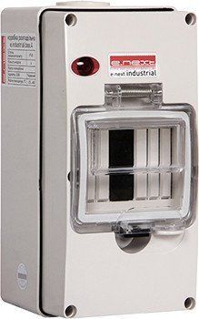 Щиток распределительный e.industrial.box.4, до 4-х модулей, влагозащищенный, IP65 E.NEXT i0600001 i0600001 фото
