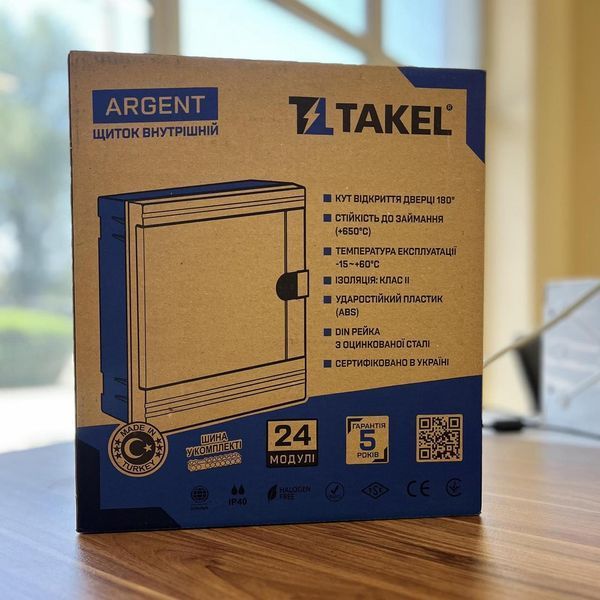 Щиток внутренний FF-WB на 24 модуля, белый, Argent IP 40 TAKEL 512743 для защиты электрических модулей 512743 фото