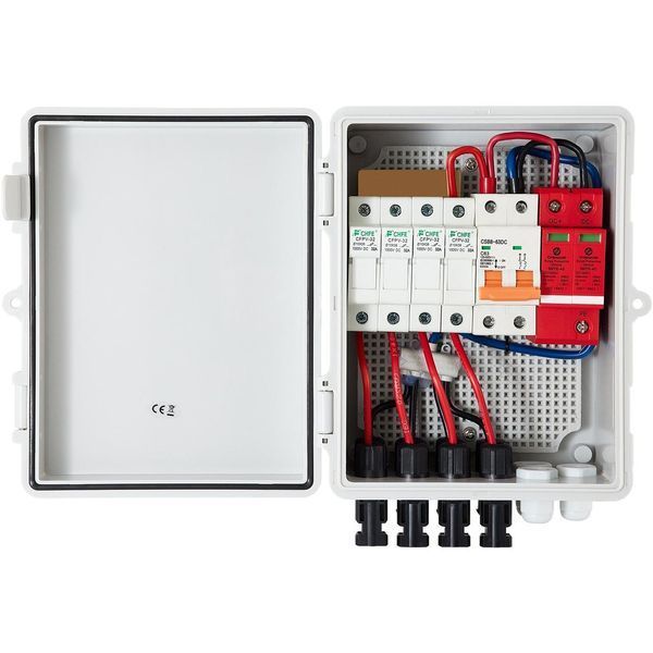Розподільний щит АБС-пластик з блоком захисту 4 Streng PV 40кА 15A 500V IP65 VEVOR PV 40кА 15A ABS фото
