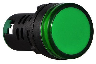 Сигнальная арматура AD22-22DS зеленая 110V АC A0140030066 для визуального контроля работы электрических кругов A0140030066 фото